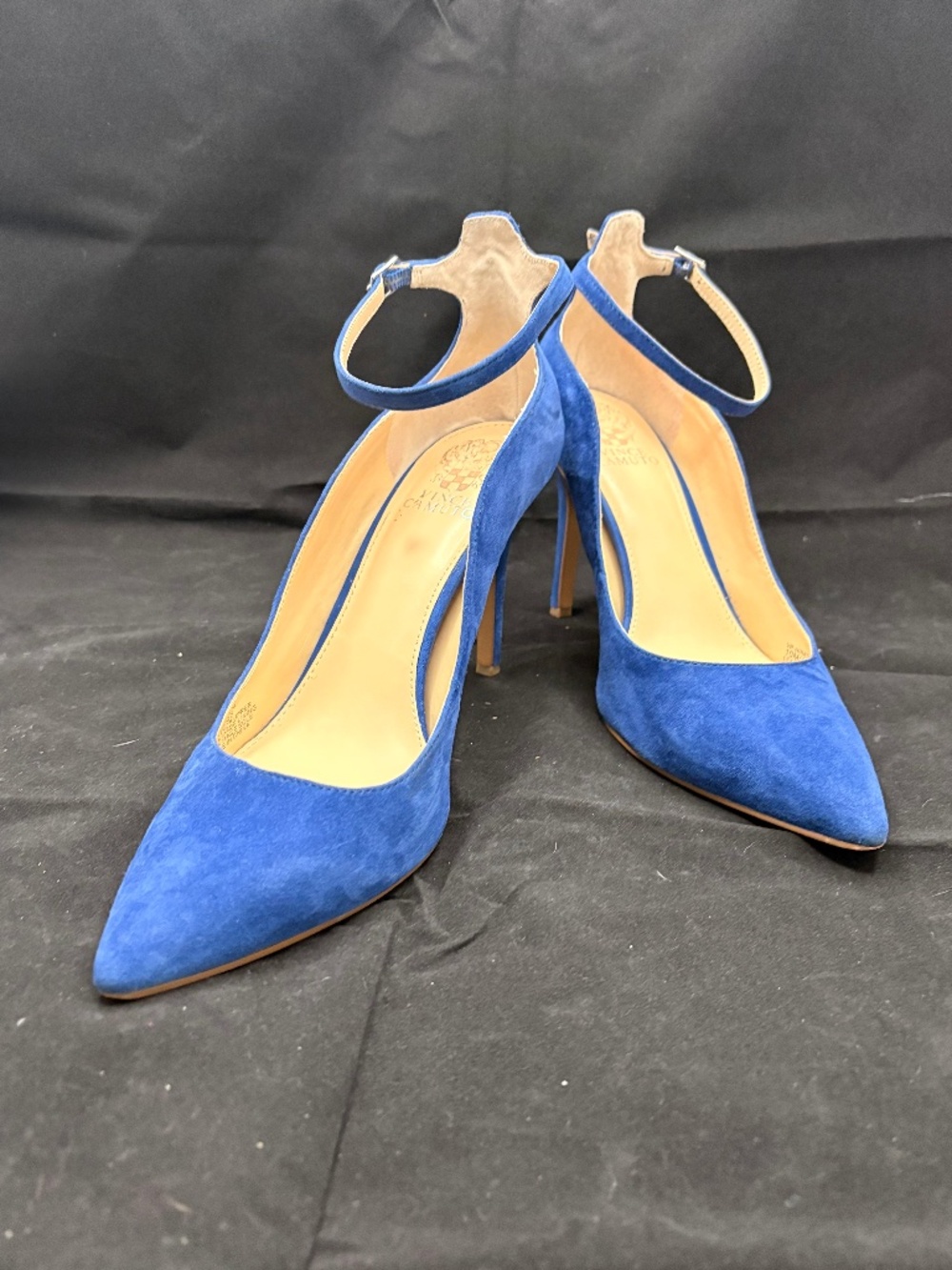 Vince Cameo blue suede heels. Size 10